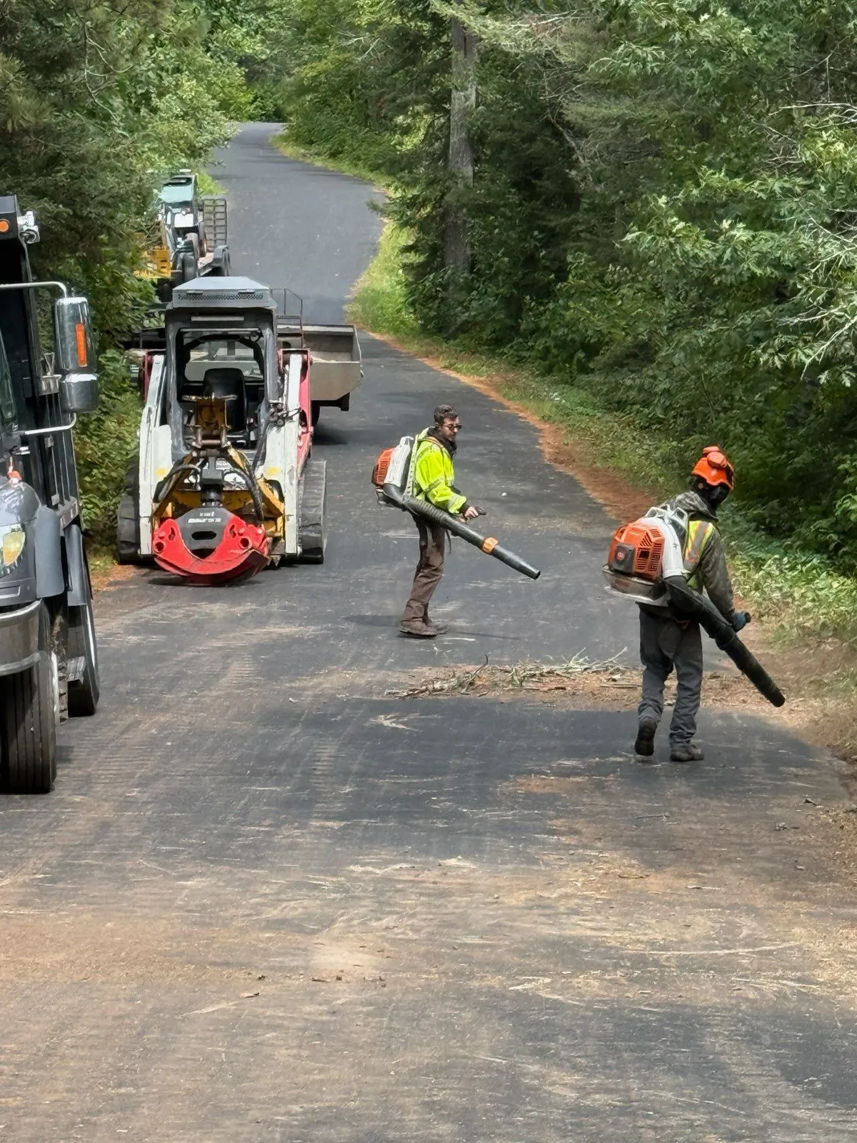 Experienced Quality Tree Service crew at work in northern Wisconsin
